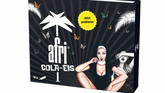 Eis jetzt auch unter den Marken Katjes, Afri, Bluna und Pitú - Mit Afri kommt eine bekannte Softdrinkmarke in die Eistruhen des Handels - Quelle: DMK